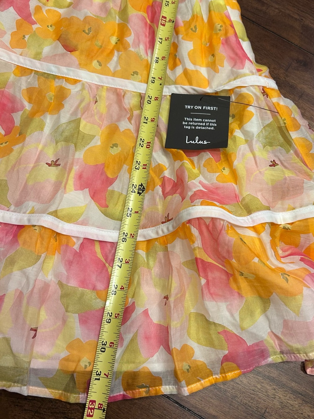 Lulus Mini Dress Size Medium Cutest Instinct Floral Halter Cold-Shoulder NEW - Picture 7 of 16